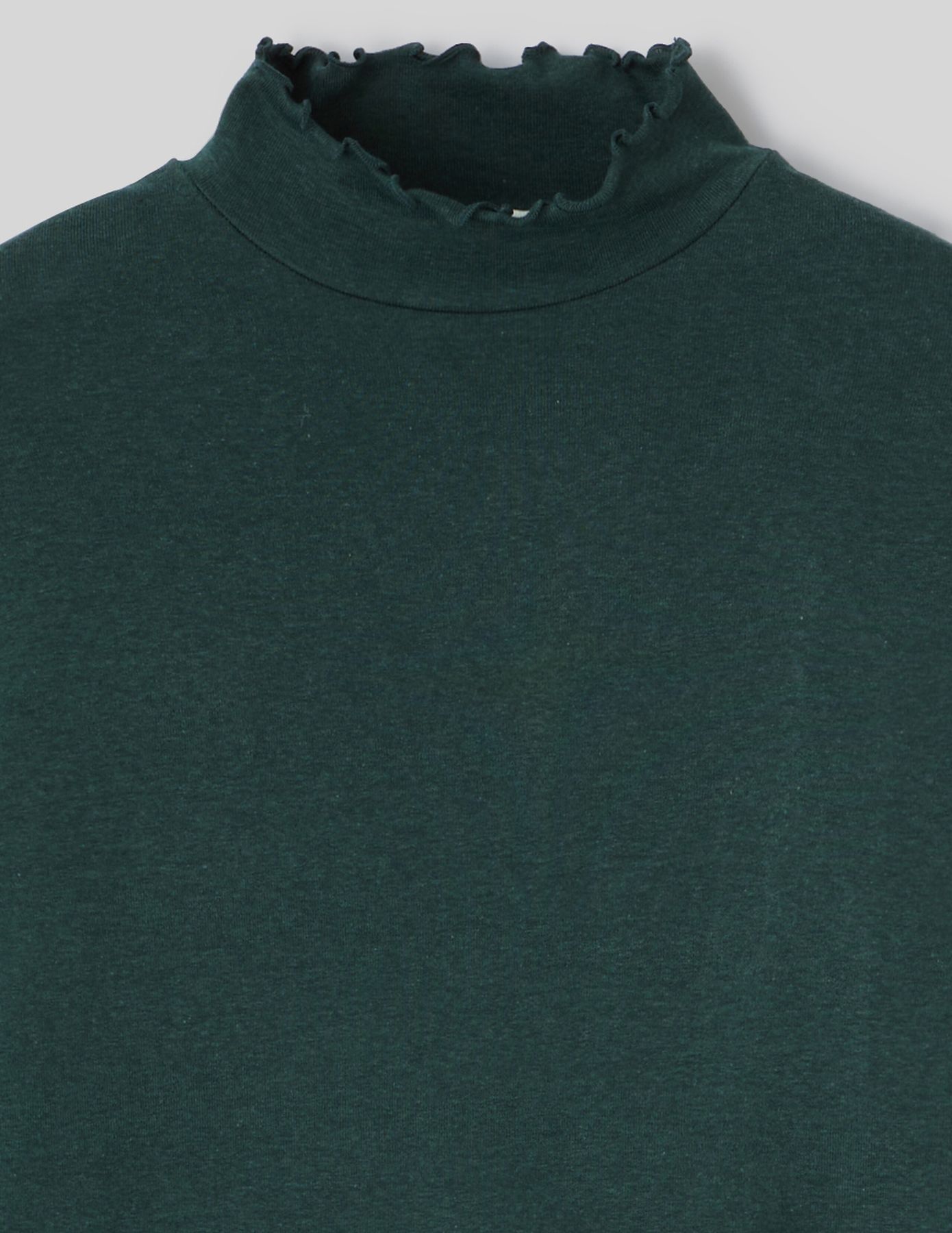 T-shirt col montant uni