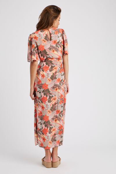 Robe longue imprimée