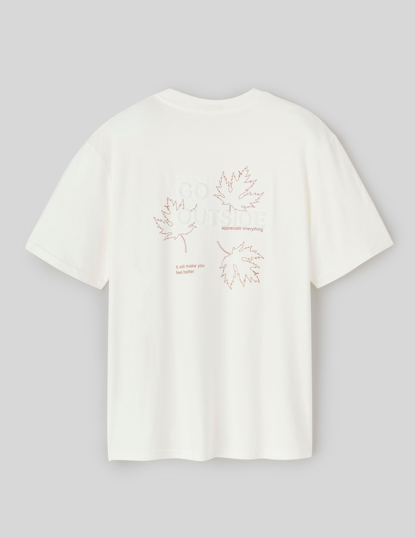 T-shirt imprim&eacute; dos