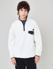Polaire col montant zippé