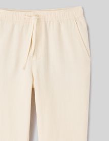 Pantalon textur&eacute;