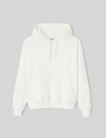 Sweat col capuche uni