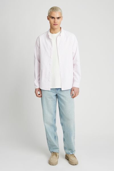 Chemise oxford rayée