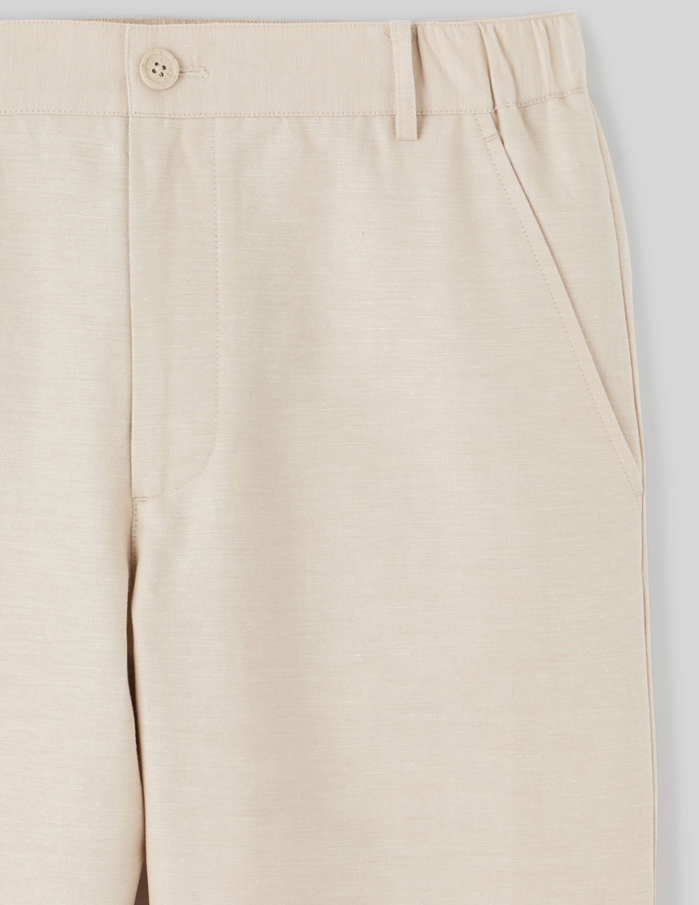 Pantalon de ville coton lin