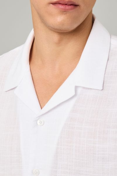 Chemise manches courtes imprimé homard