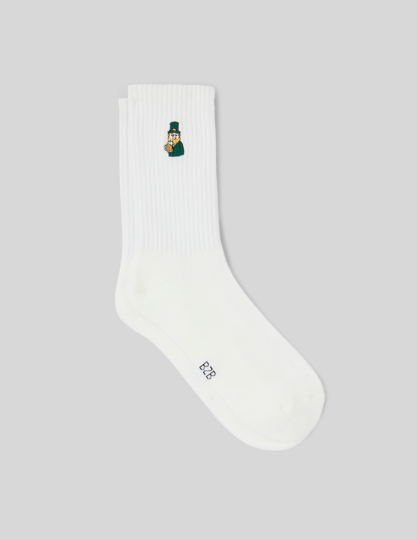 Chaussette unitaire brod&eacute;