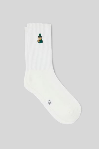 Chaussette unitaire brod&eacute;