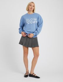 Sweat col rond imprimé