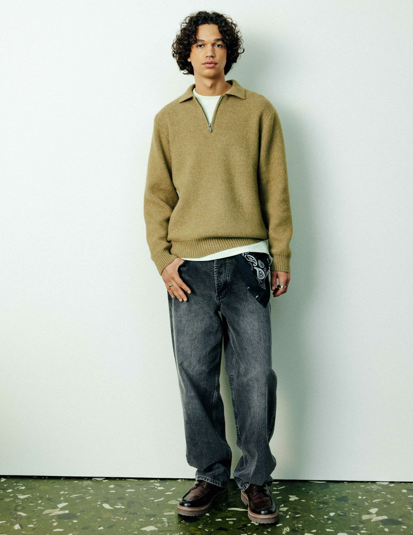 Jean loose droit