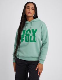 Sweat &agrave; capuche imprim&eacute;