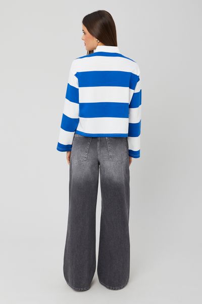 T-shirt col polo ray&eacute;