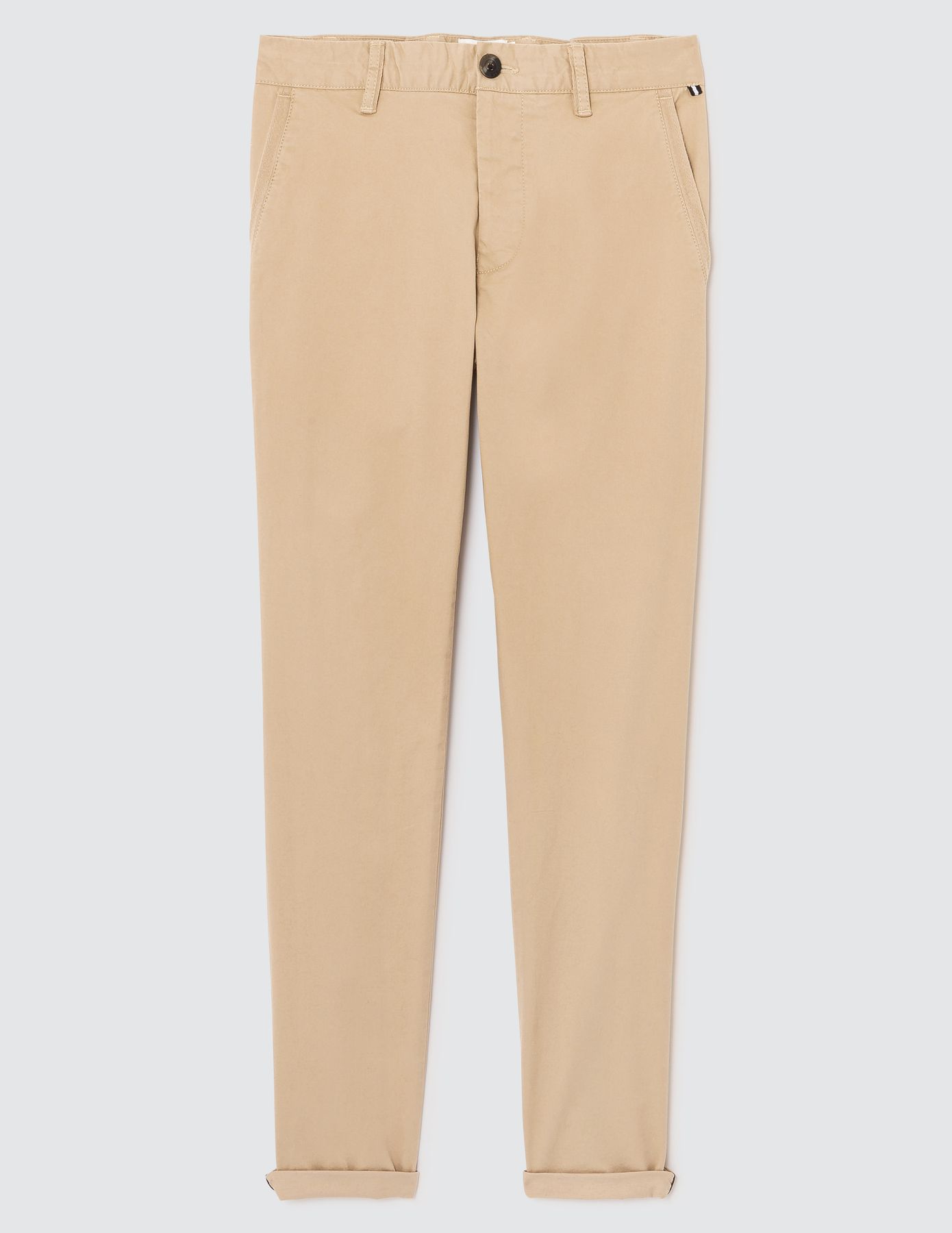 Pantalon chino ajusté