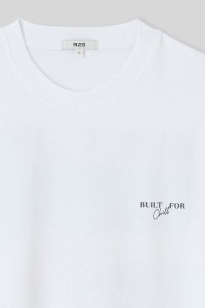 T-shirt imprim&eacute; devant / dos