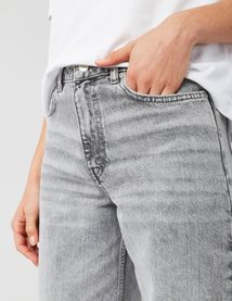 Jean wide leg taille standard