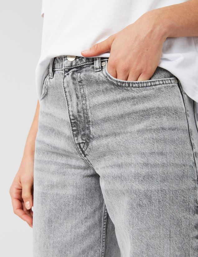 Jean wide leg taille standard