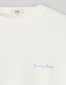 T-shirt imprim&eacute; devant/ dos