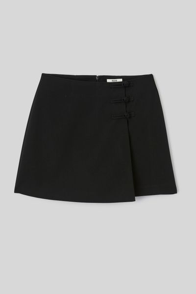 Jupe short en polyester recycl&eacute;