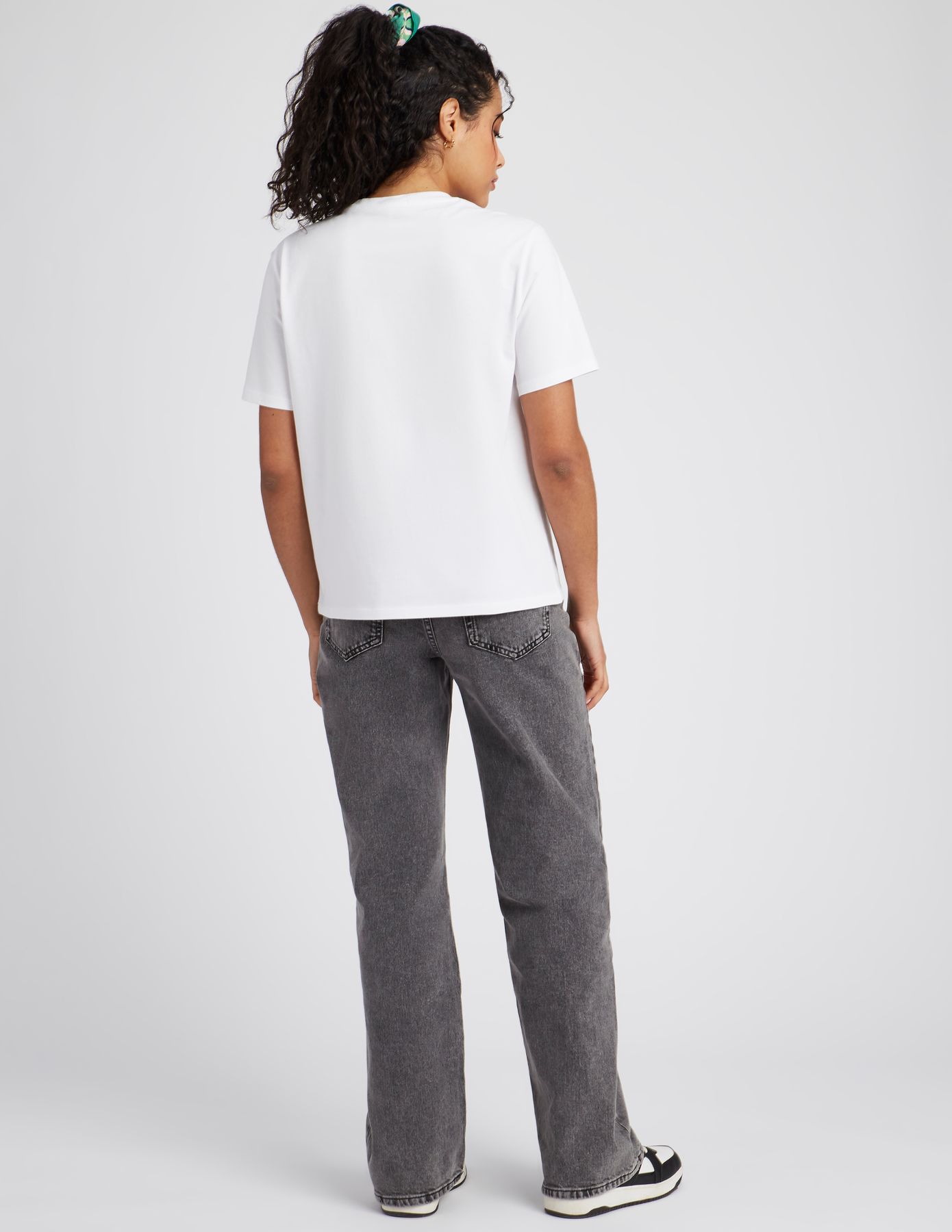 T-shirt imprim&eacute; argent&eacute;