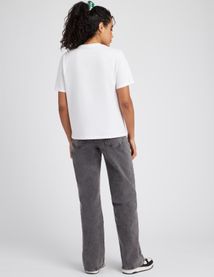 T-shirt imprim&eacute; argent&eacute;