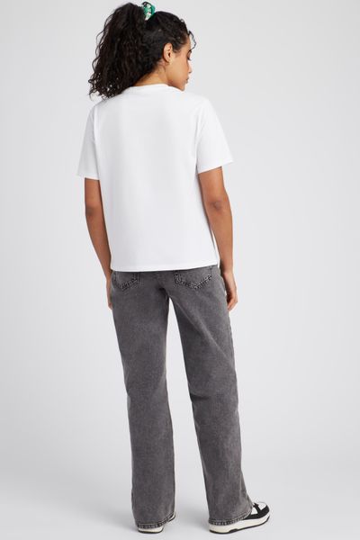 T-shirt imprim&eacute; argent&eacute;