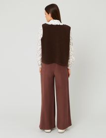 Gilet sherpa sans manches