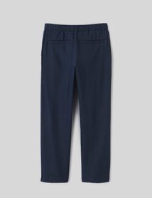 Pantalon de ville fluide viscose lin