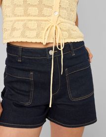 Gilet col polo en crochet