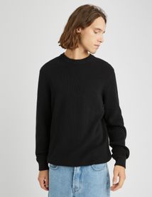 Pull col rond uni