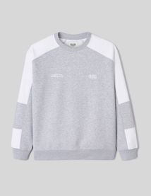 Sweat col rond colorblock