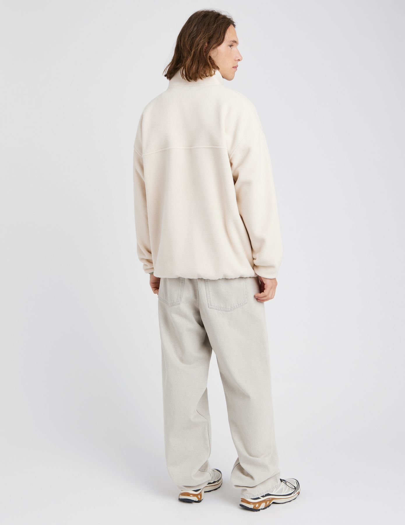 Polaire col montant zippé