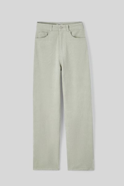 Pantalon straight velours