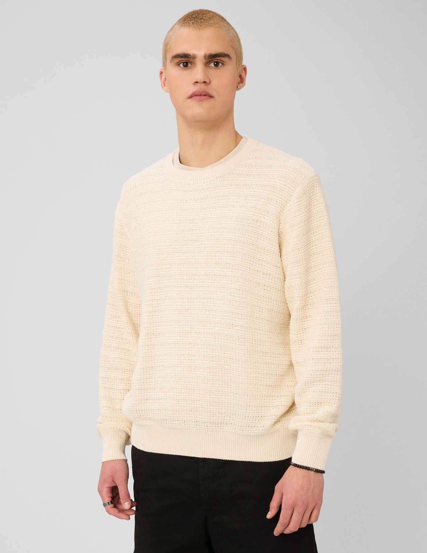 Pull maille fantaisie