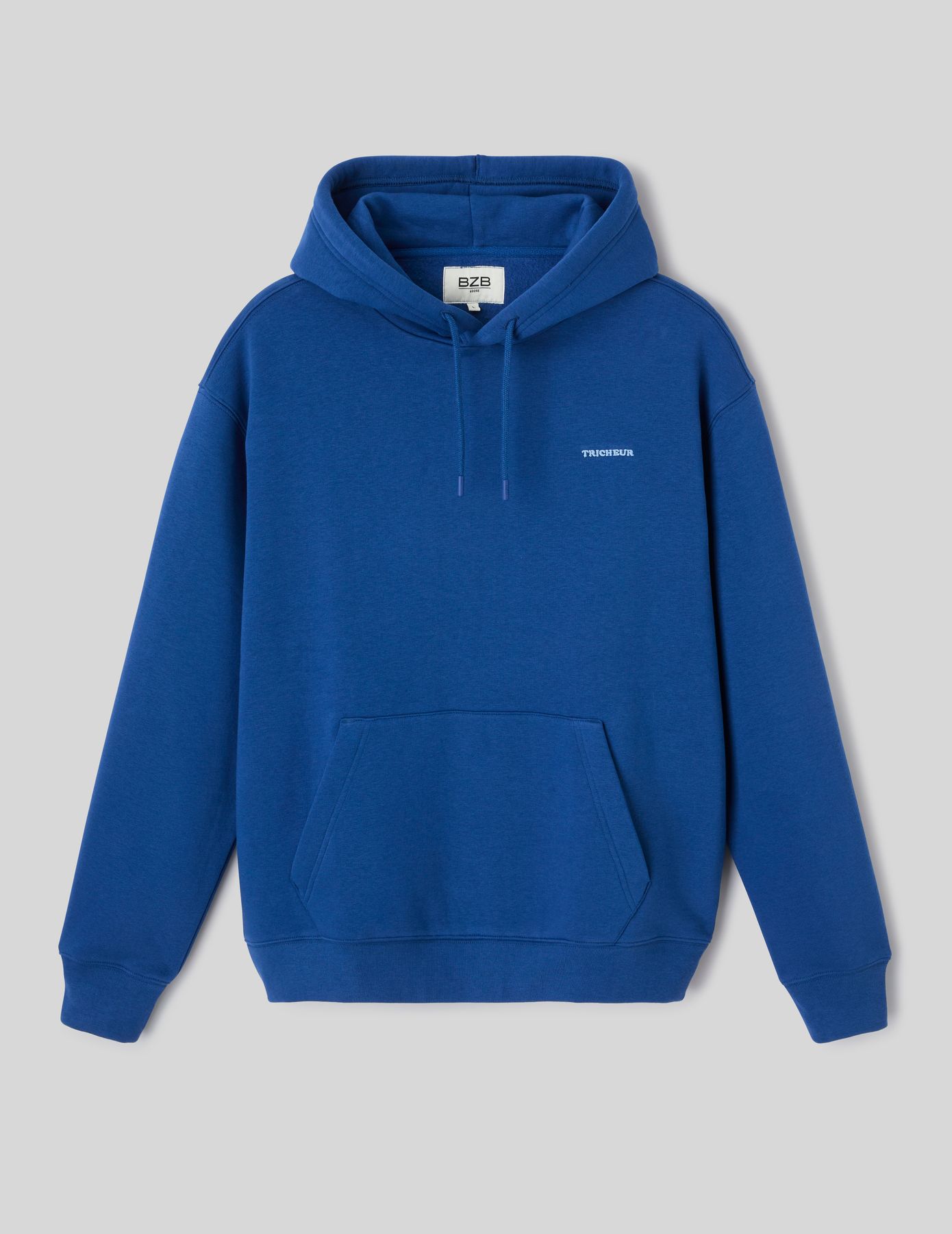 Sweat borderie poitrine