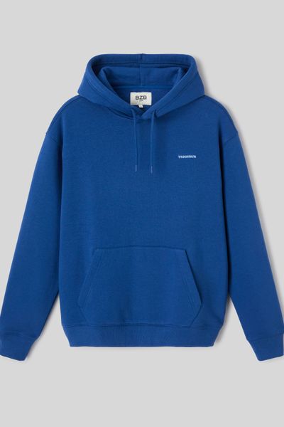 Sweat borderie poitrine