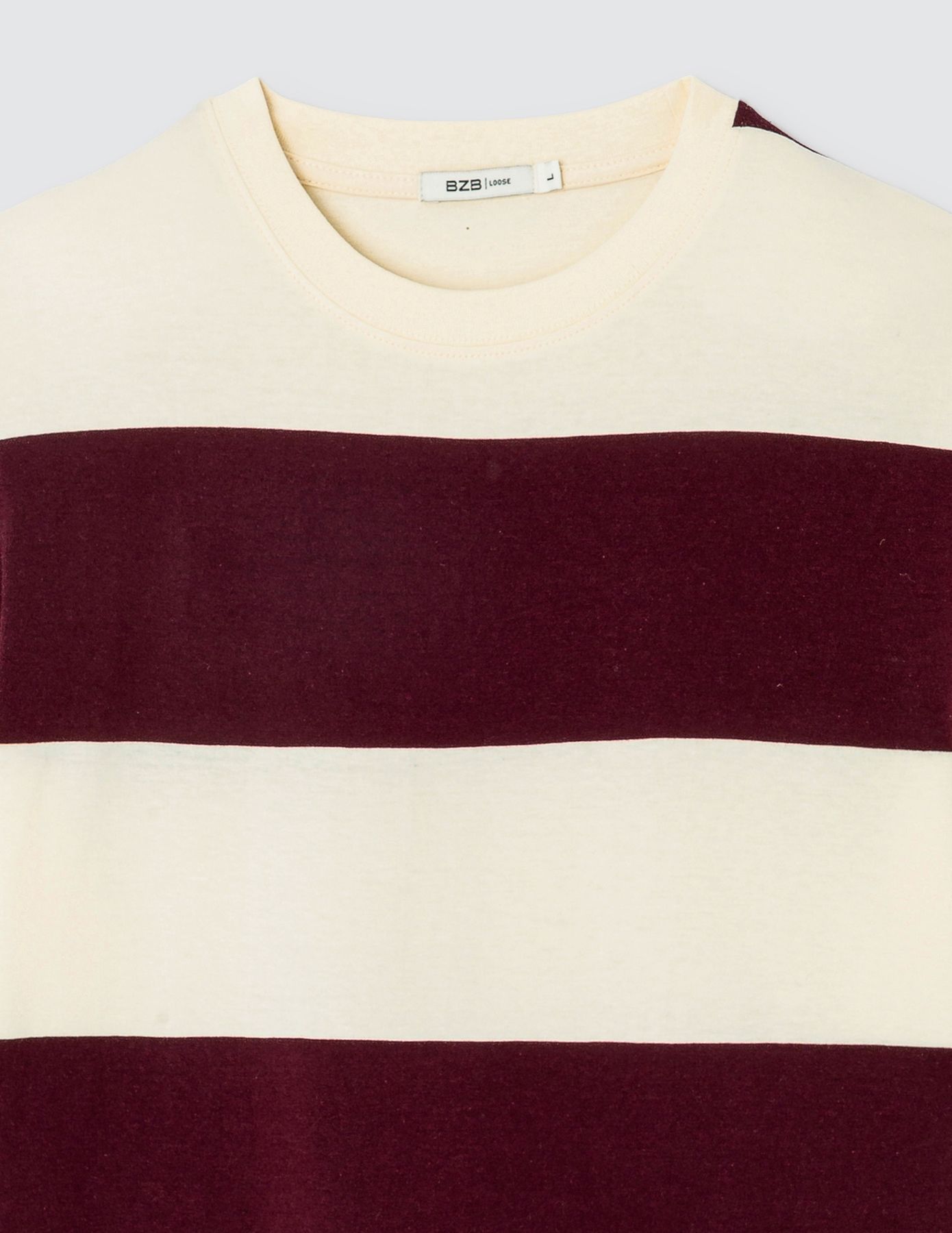 T-shirt maxi rayures