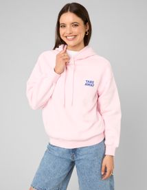 Sweat &agrave; capuche imprim&eacute; devant / dos