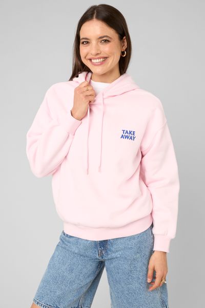 Sweat &agrave; capuche imprim&eacute; devant / dos