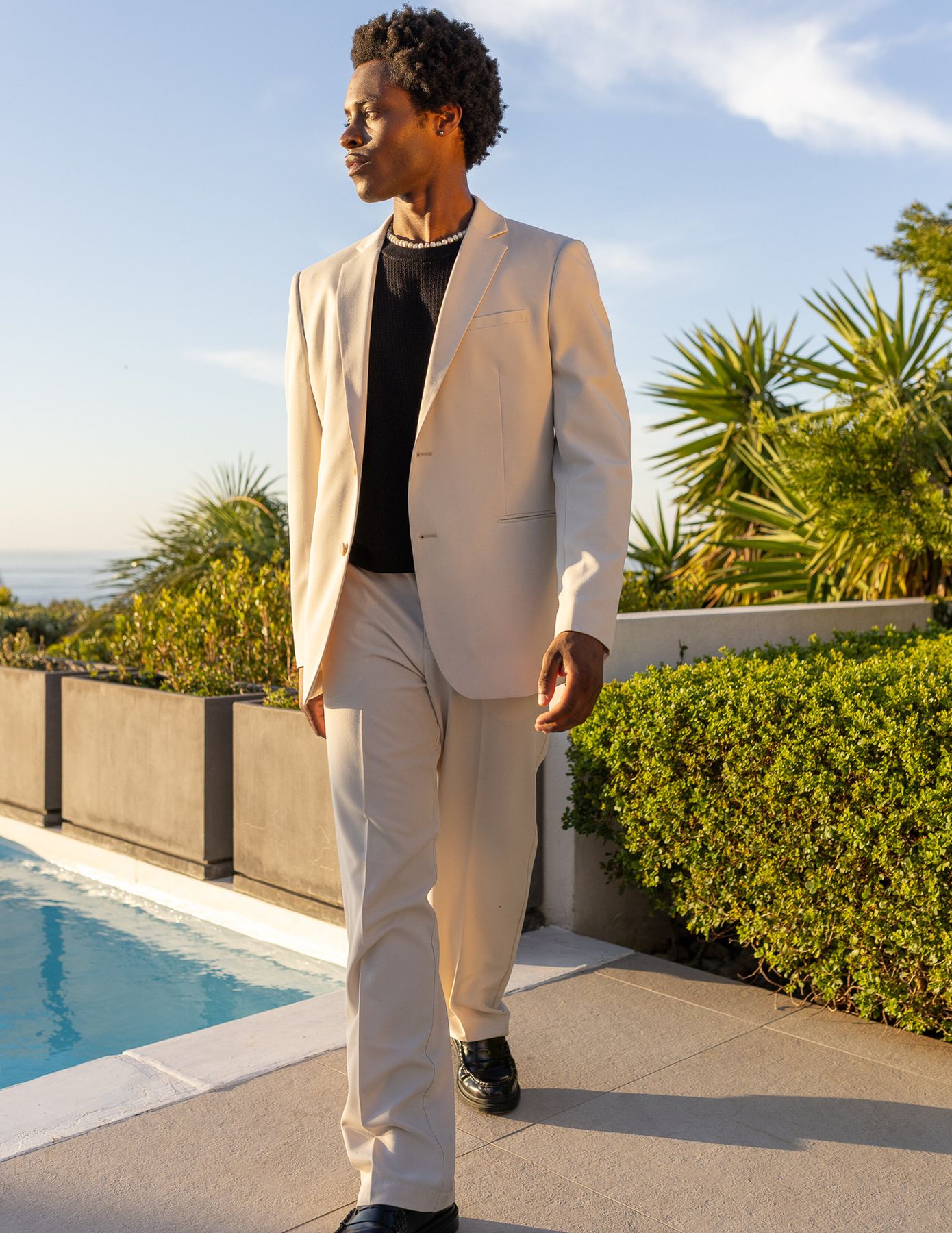 Pantalon de ville fluide loose