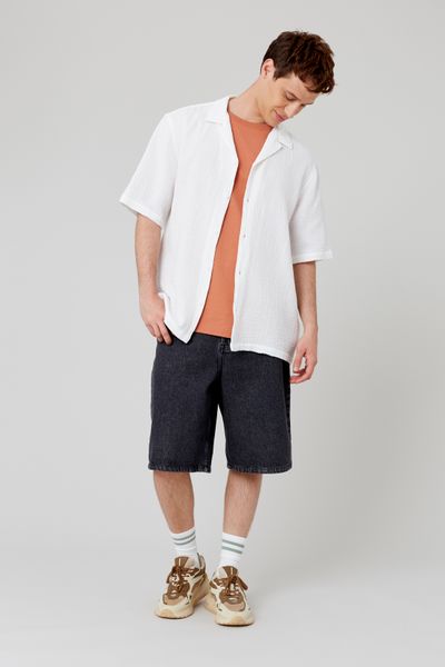 Chemise manches courtes gaze de coton