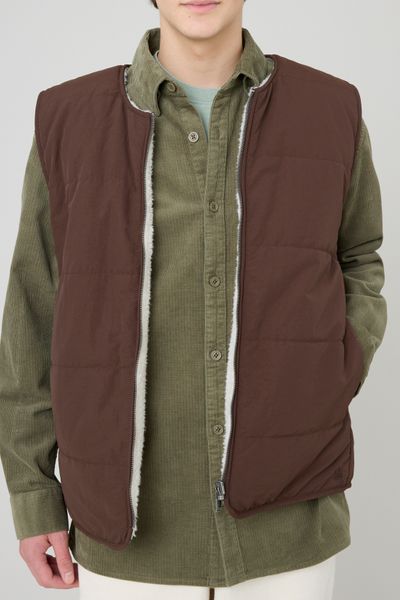 Blouson sans manches r&eacute;versible
