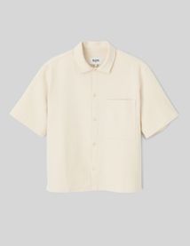Chemise manches courtes texturée