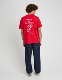 T-shirt imprimé devant dos