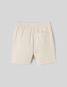 Bermuda gaze de coton