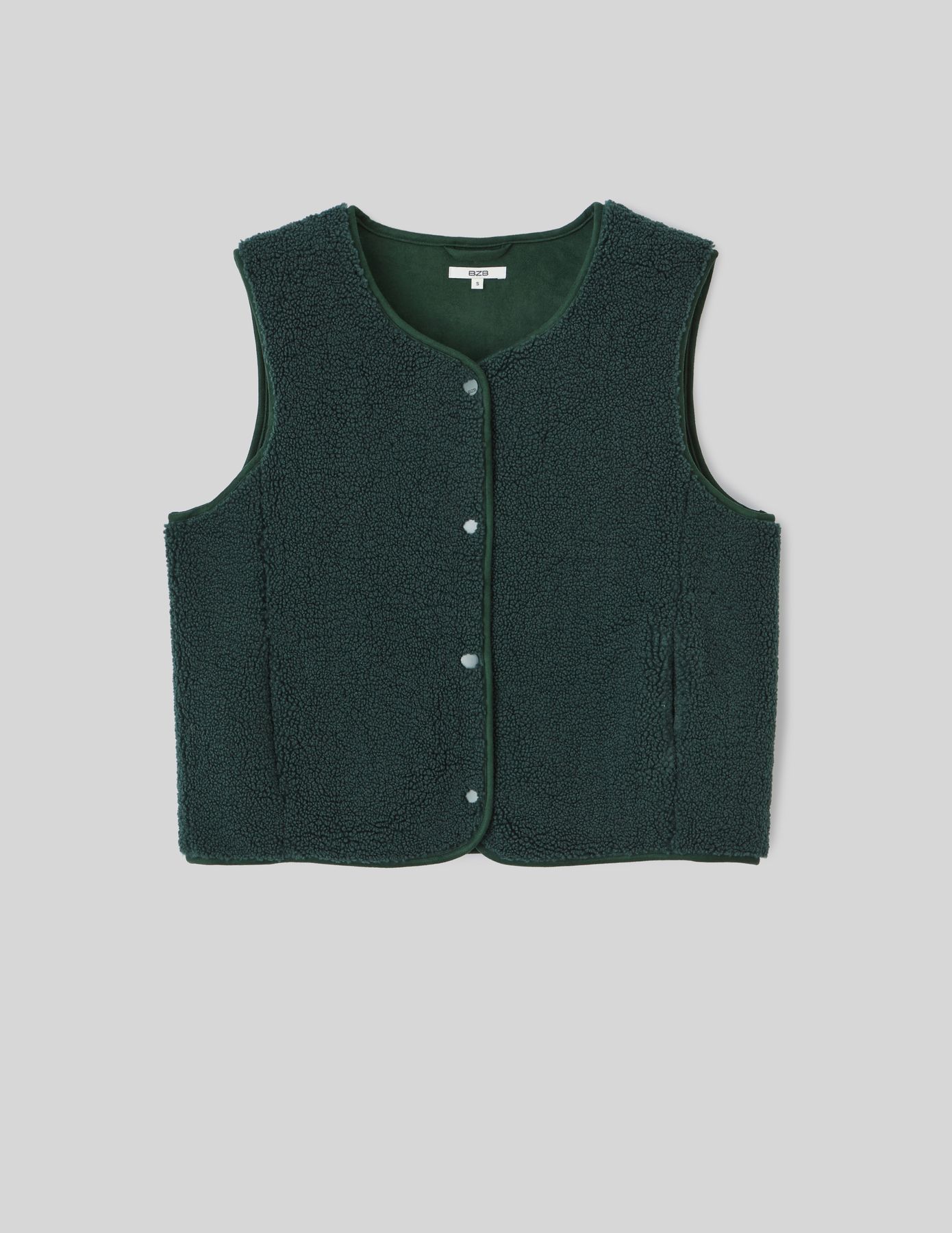 Gilet sherpa sans manches