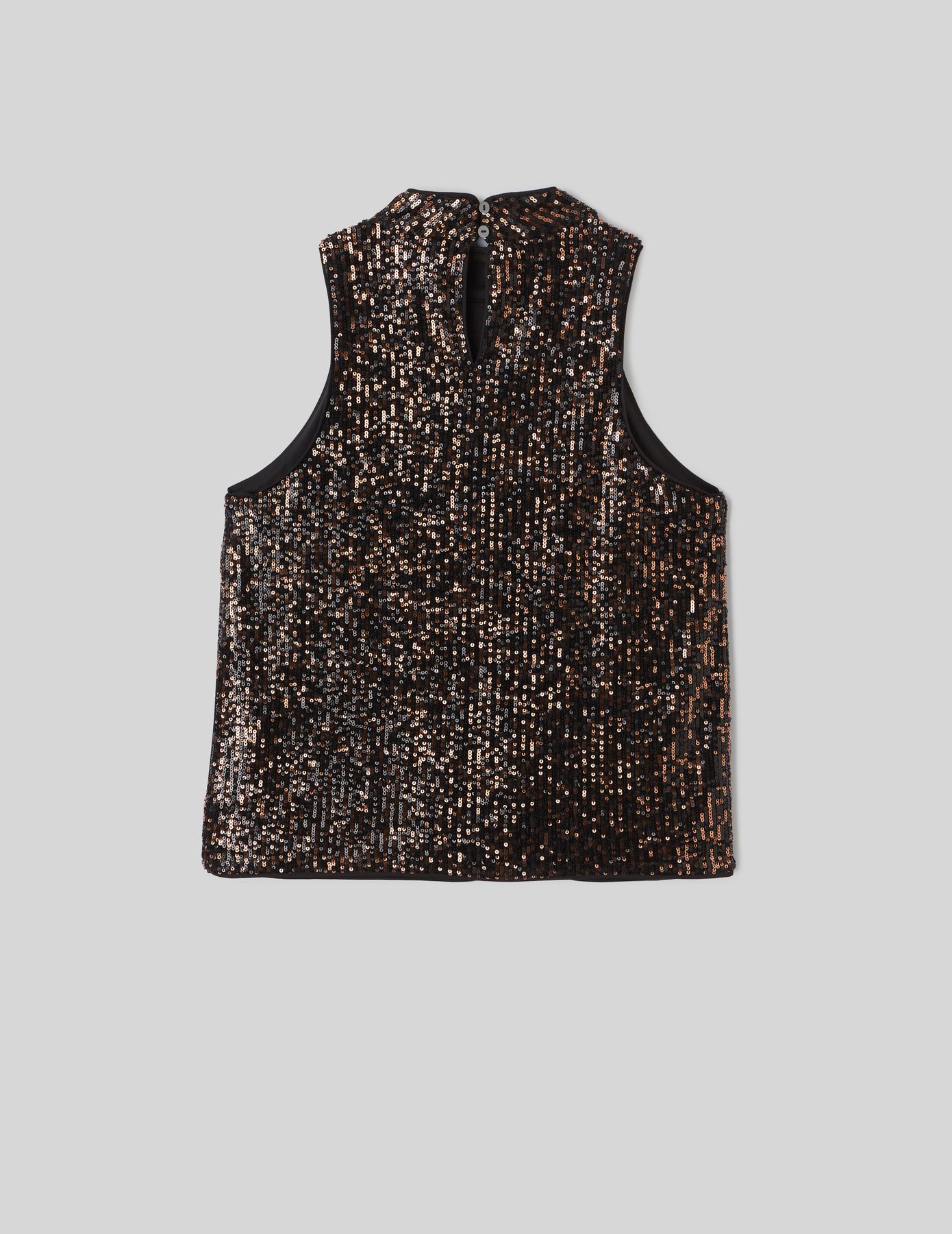 T-shirt sans manches à sequins