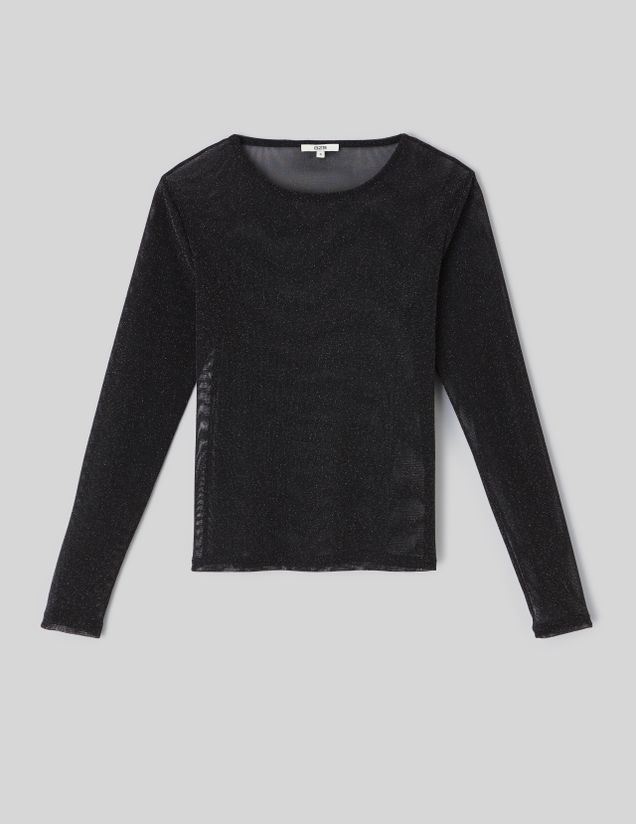 T-shirt resille paillet&eacute;
