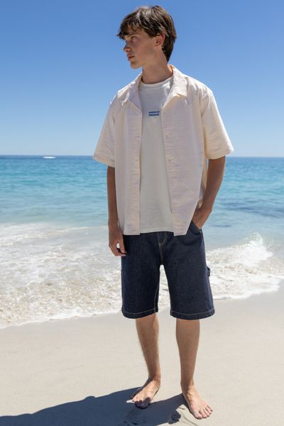 Bermuda charpentier en jean