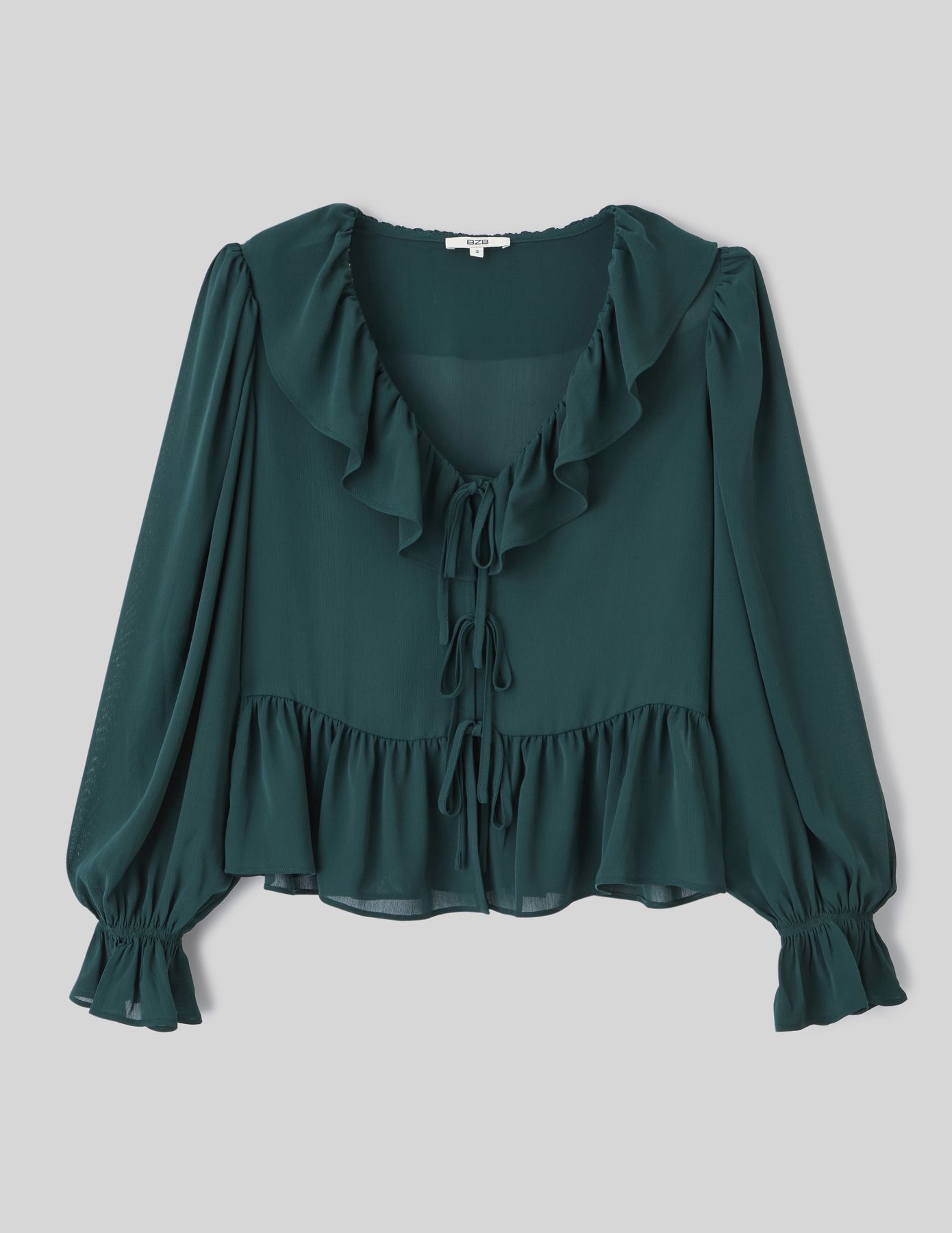 Blouse à volants