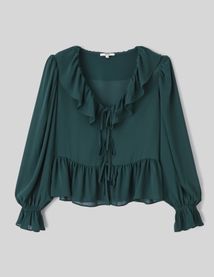 Blouse à volants