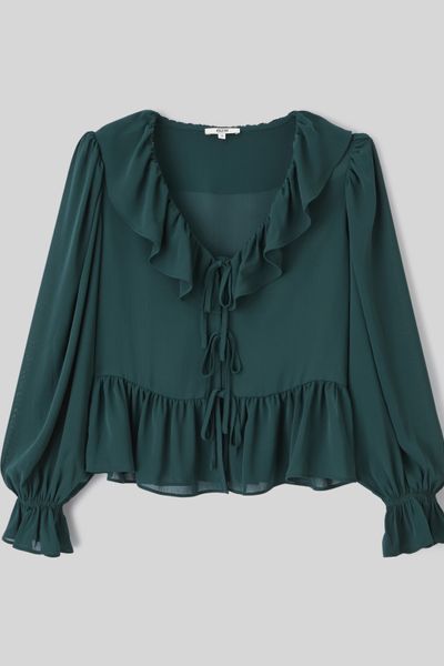 Blouse à volants